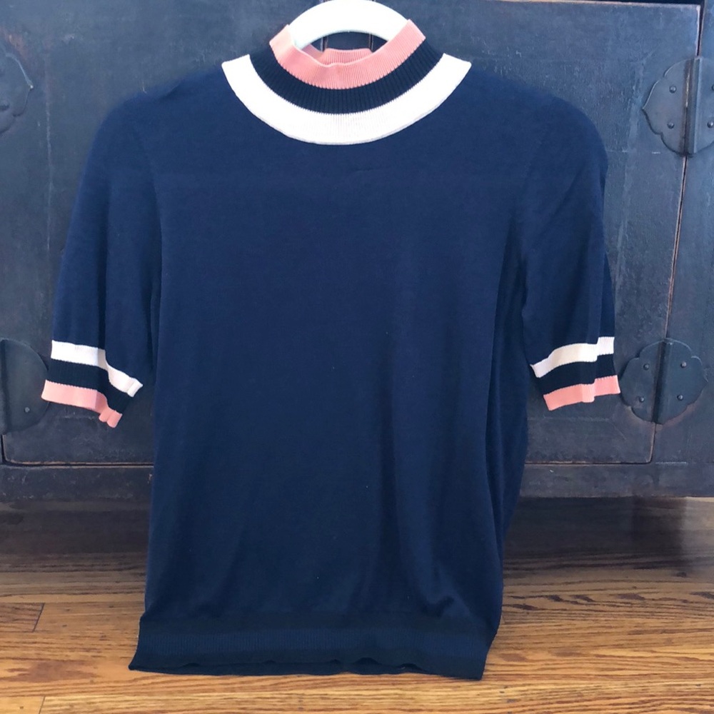 COS knit mock turtleneck